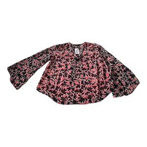 Jessica Simpson Women’s Blouse – Size M – Pink & Black – NWT